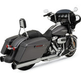 KHROME WERKS  1800-2175  2-into-2 Dominator Exhaust System with 4-1/2" Mufflers - Chrome - FL