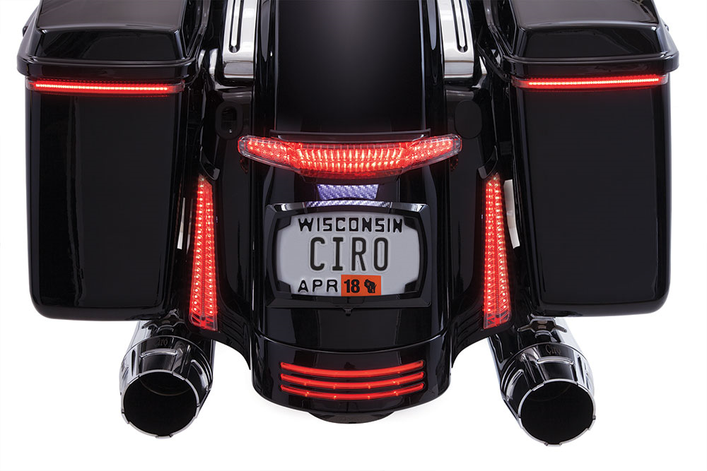 Taillight/License Plate Holder - Black 2010 - 2020