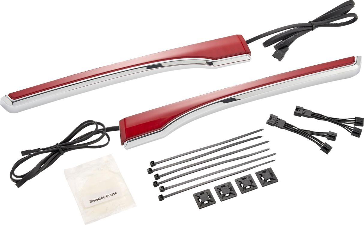 Trunk Light - Red Lens - Chrome - Indian 2018 - 2024