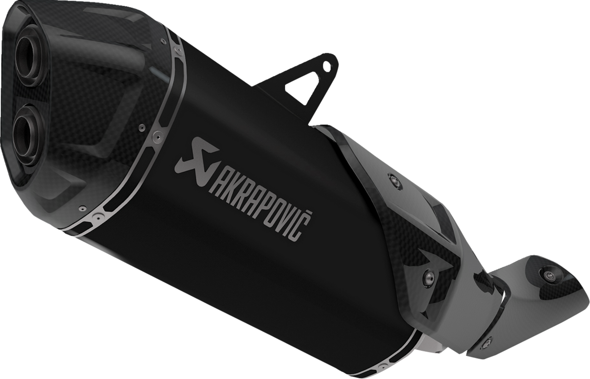 Slip-On Line Muffler - Titanium - CRF1100L - Black 2024 - 2025