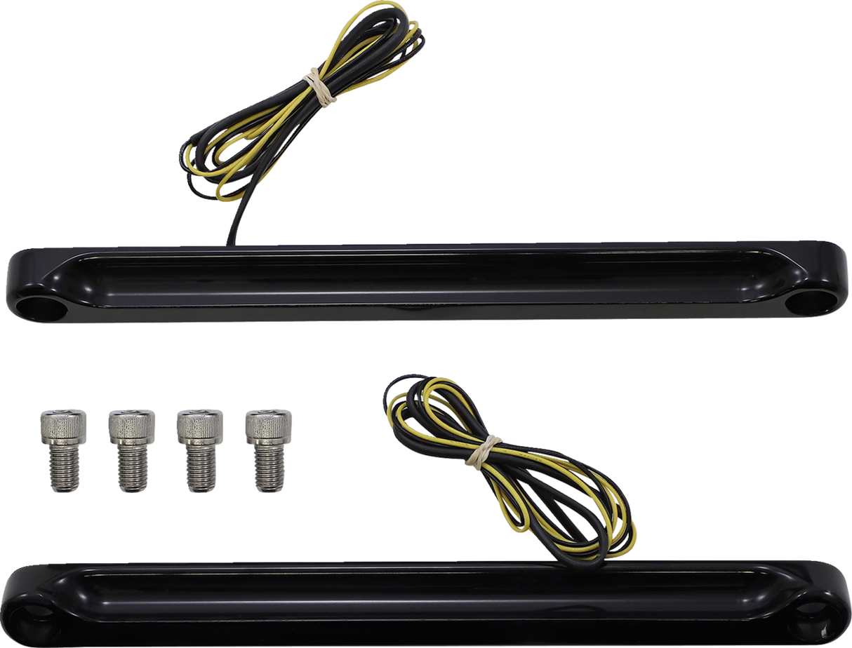 LED Front Signal Light - FLSTC - Black/Smoke 2000 - 2017