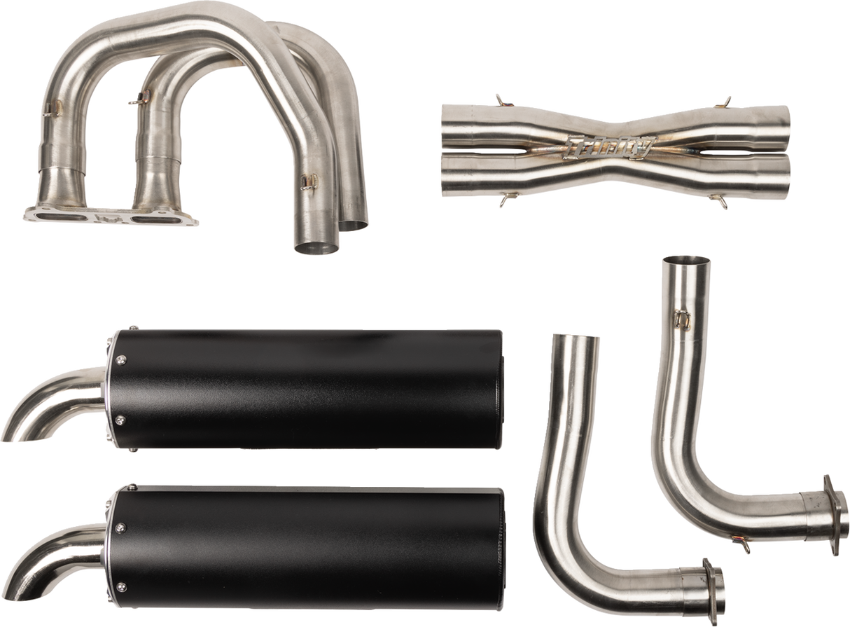 Full Dual Exhaust System - Black - RZR XP 1000 2024 - 2025