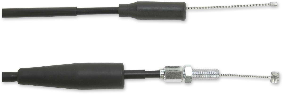 Black Vinyl Throttle Cable - 40\" - Kawasaki 1984 - 2004