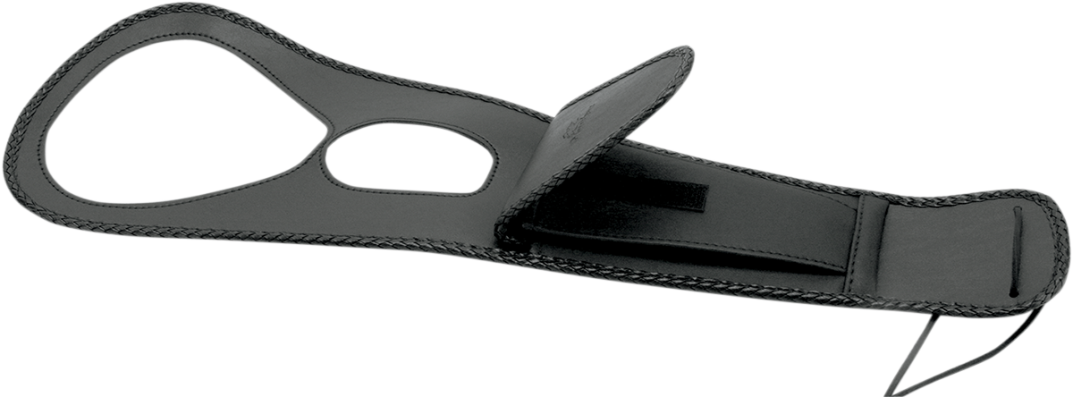 Pouch Tank Bib - Smooth - Black - Honda 2002 - 2008