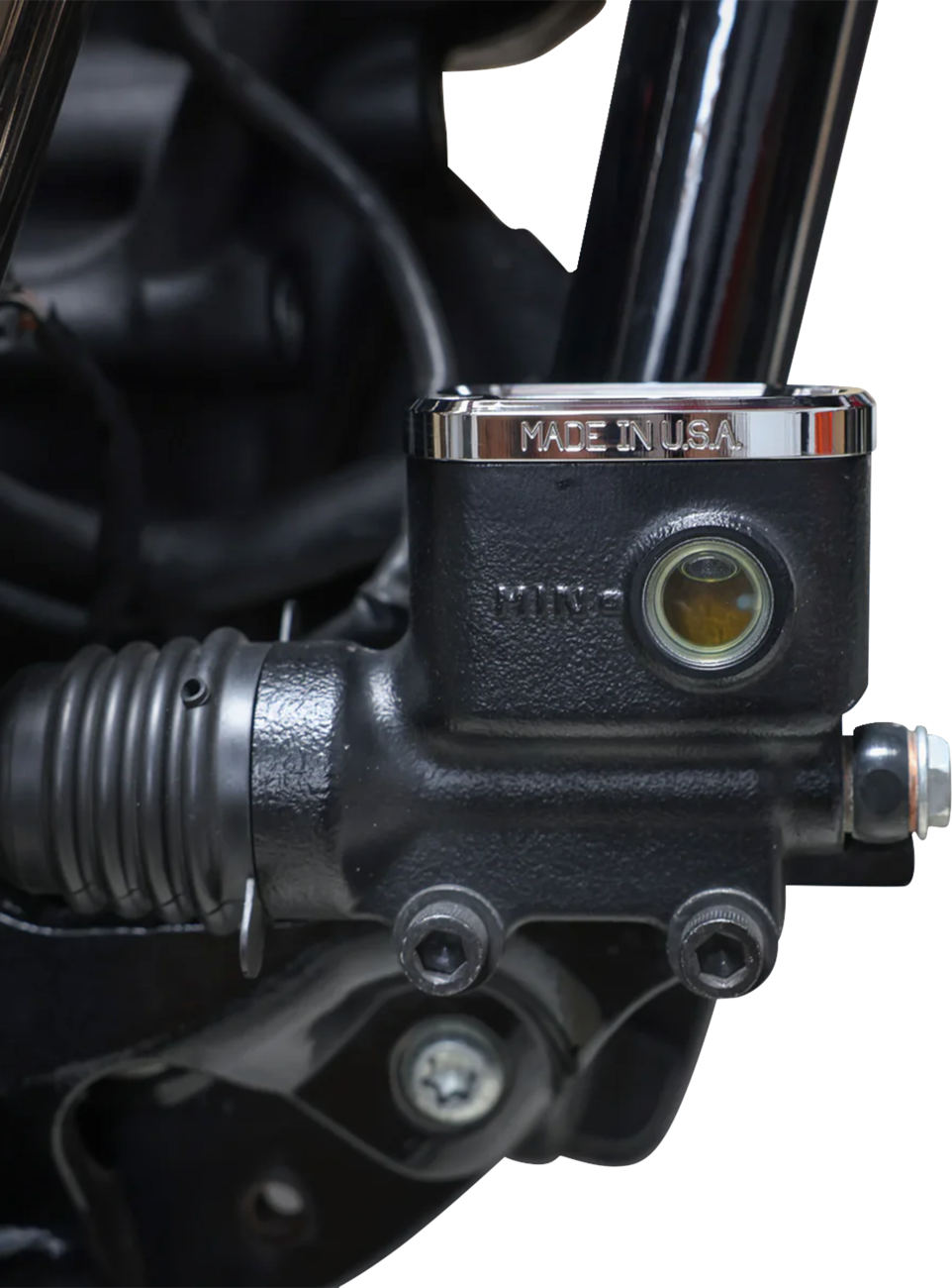 Brake Reservoir Cap - Rear - Chrome - \'18+ Softail 2020 - 2024