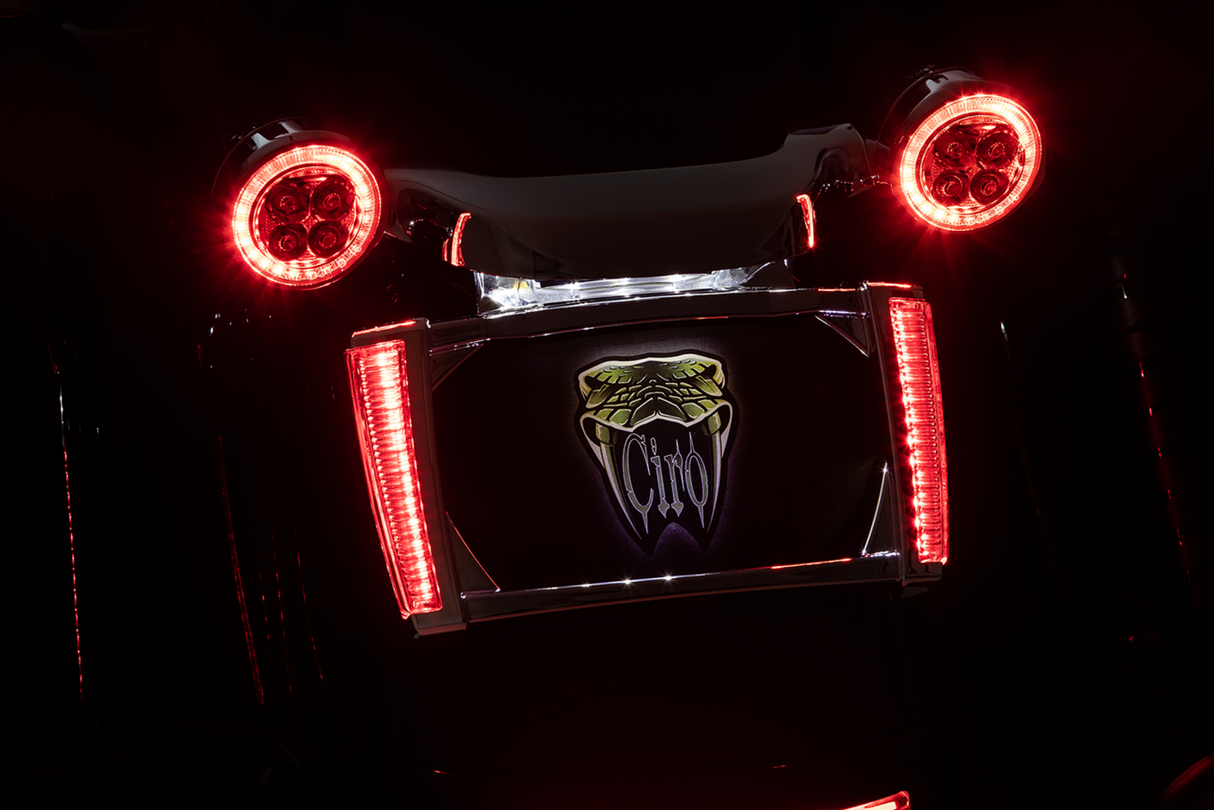 License Plate Frame - Chrome - Smoke 2014 - 2020