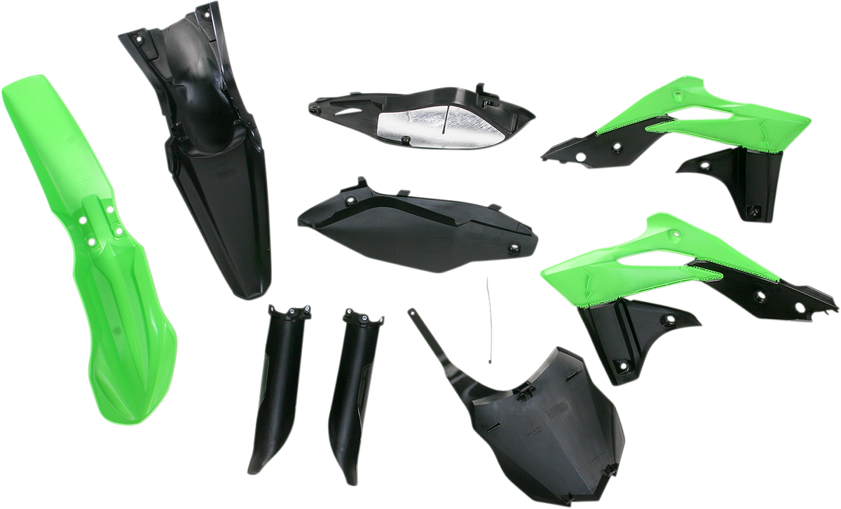 Full Replacement Body Kit - OEM \'13 Black/Green 2013 - 2016