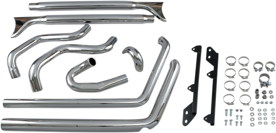 Fishtail Exhaust - 33\" - Softail 2007 - 2017