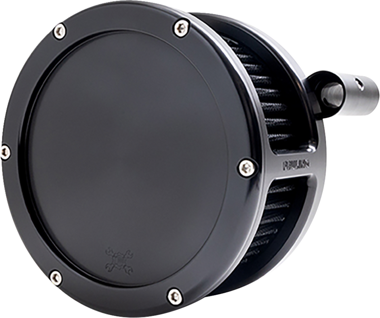 BA Air Cleaner Kit - Black with Black Filter - \'93-\'99 Evolution Big Twin 1993 - 1999