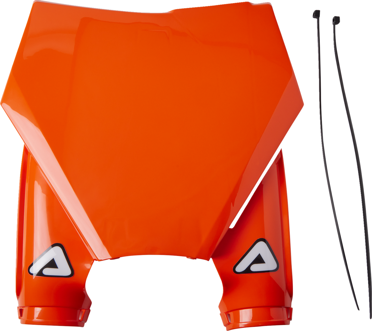 Raptor 2 Number Plate - Orange/White 2023 - 2024