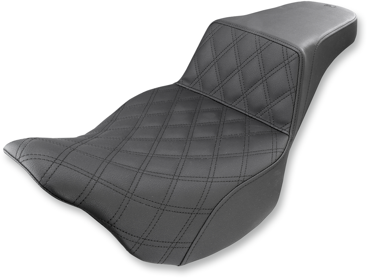 Step-Up Seat - Front Lattice Stitch - Black - FL \'08-\'23 2008 - 2023