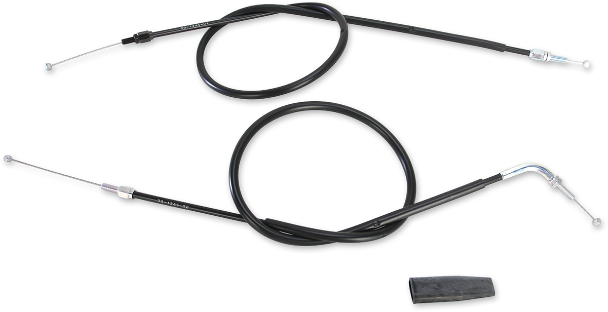 Black Vinyl Throttle Cable - 33-1/4\" - Kawasaki 1993 - 2020