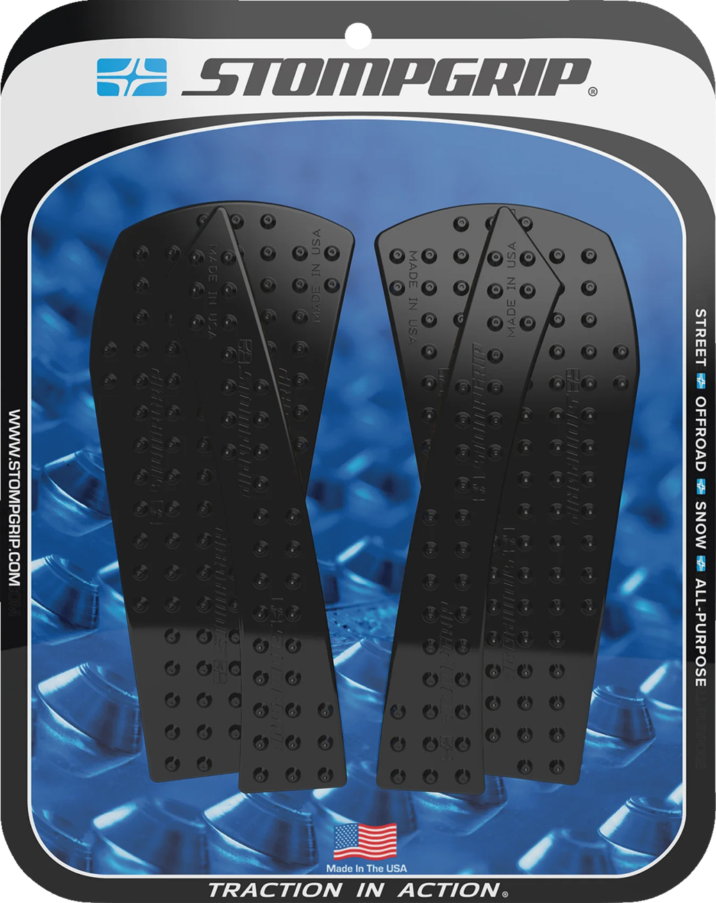 Traction Pad Tank Grips - Icon - Black - 790/890 Adevnture/R 2023 - 2025