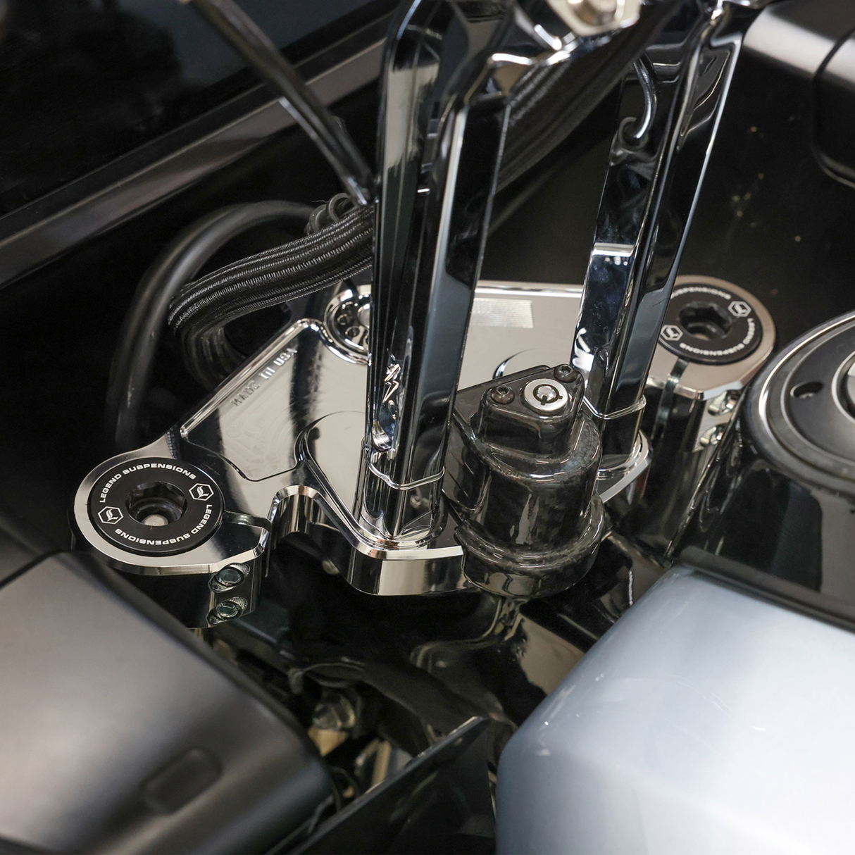 Cover Steering Lock - Gloss Weave Carbon Fiber 2024 - 2024