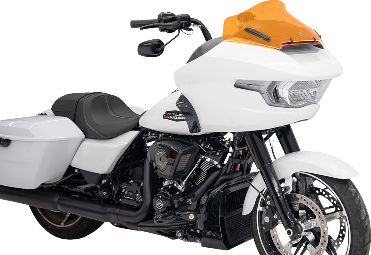 Kolor Flare™ Windshield - 10\" - Orange Ice - FLTR 2023 - 2024