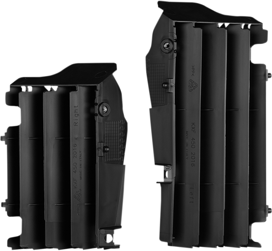 Radiator Louvers - Black - Kawasaki 2016 - 2023