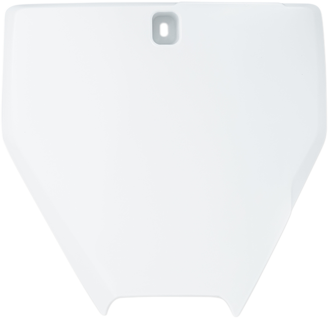 Front Number Plate - \'20 White 2017 - 2023