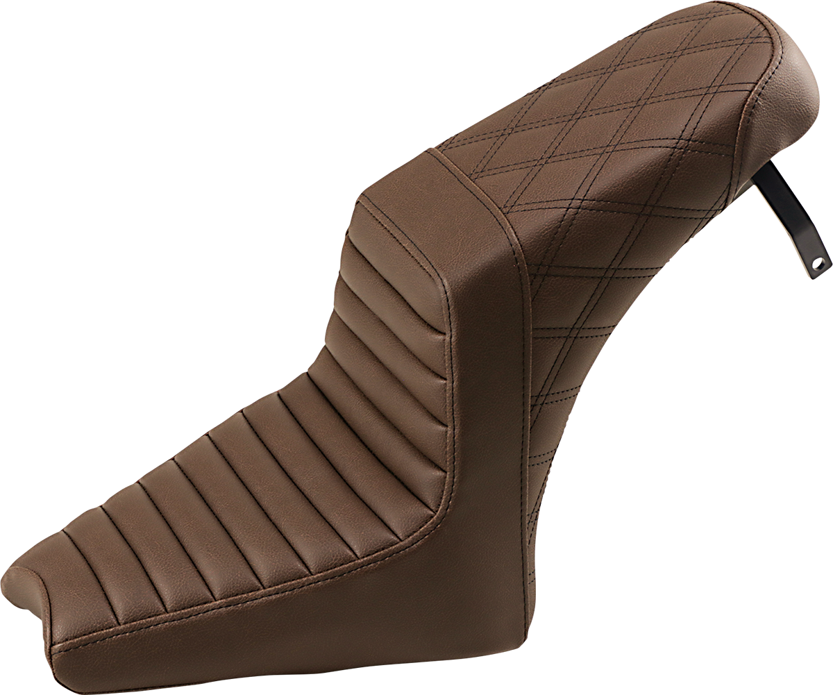Step-Up Seat - Front Tuck-n-Roll/Rear Lattice Stitch - Brown - Scout \'18-\'19 2018 - 2019