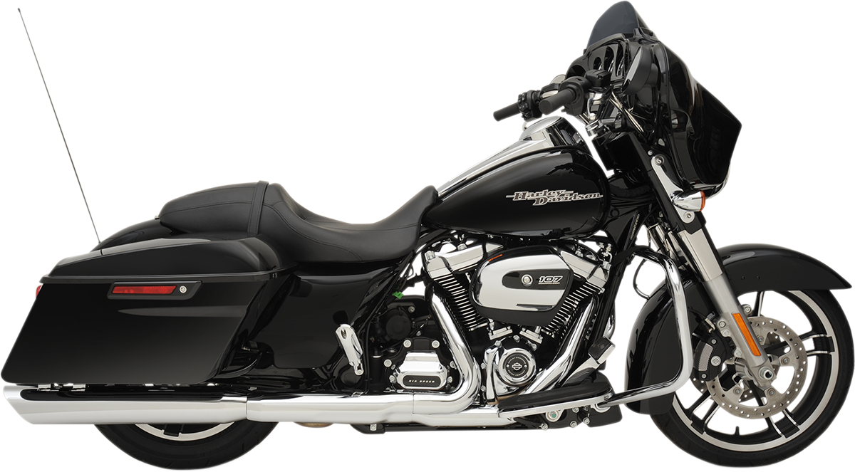 4\" Slashdown Slip-On Mufflers - Chrome 2017 - 2022