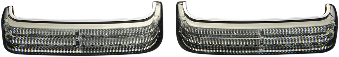 Saddlebag LED Lights - Sequential - Chrome/Smoke 2014 - 2023