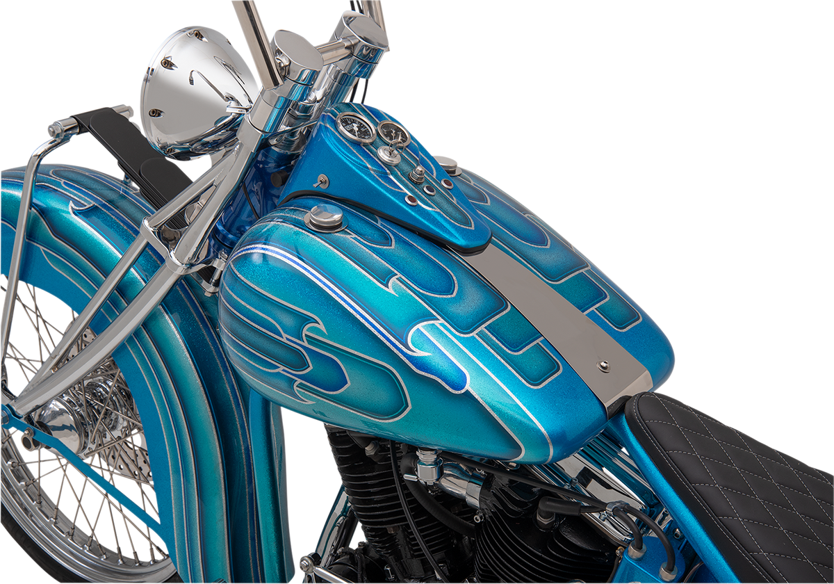 Fat Bob-Style Gas Tank - 5.0 Gallon - Harley Davidson 1948 - 1984