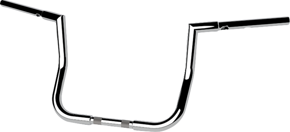1-1/4\" Twin Peaks Touring Handlebar - 12\" - Chrome 2023 - 2024