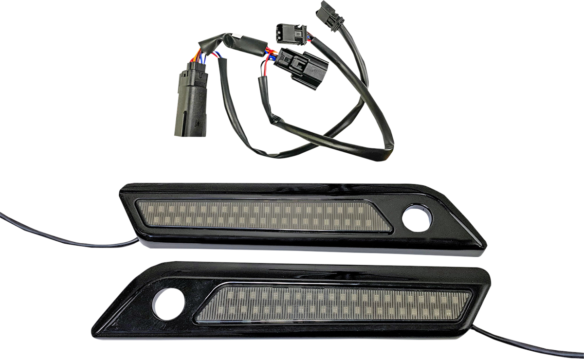 Latch Light - Saddlebag - Dual Color - Smoke - Black 2014 - 2023