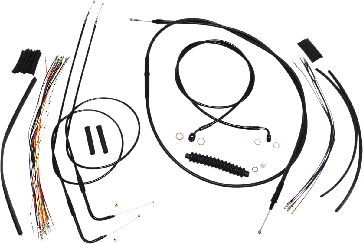 Control Cable Kit - XR - Black 2007 - 2011