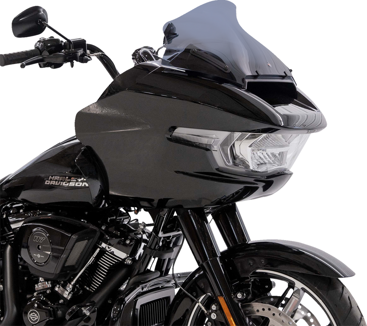 Sport Flare™ Windshield - 11\" - Dark Smoke - FLTRX 2023 - 2025