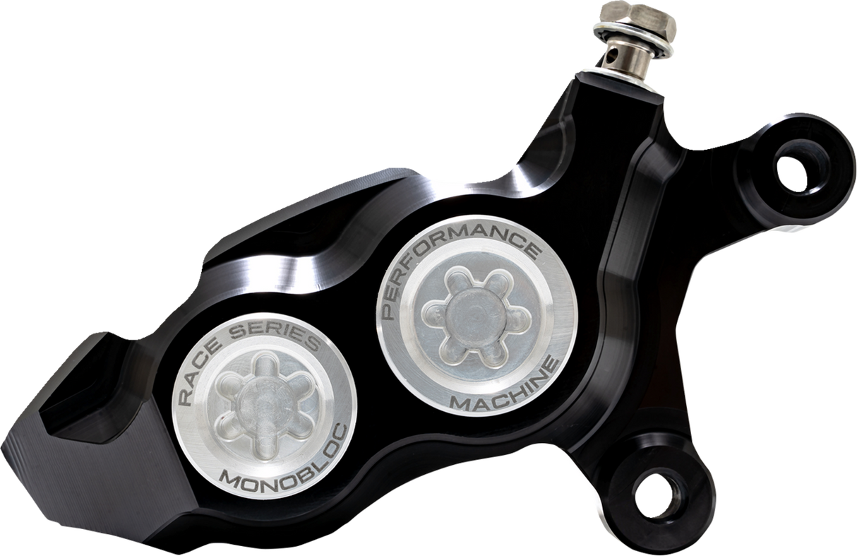 Caliper - 137 X 4B - Right - Black Anodized with Clear Bore Caps 2008 - 2023