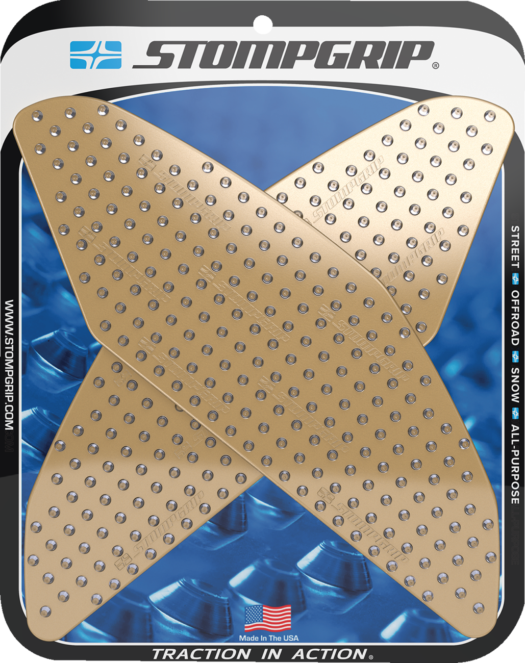 Traction Pad Tank Grips - Volcano - Clear - GSX-S 1000/GT 2022 - 2024