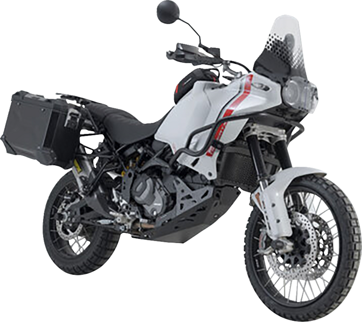 TRAX ADV Aluminum Case System - Black - Ducati DesertX \'22-\'24 2022 - 2024