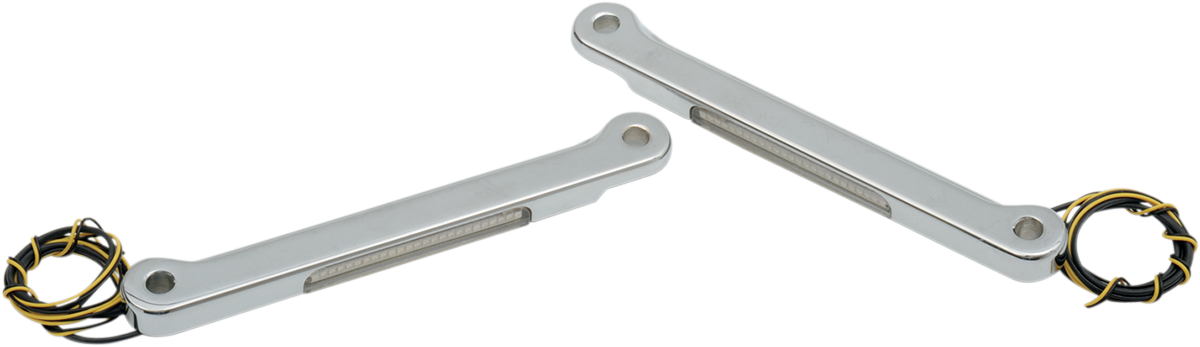 LED Front Signal Light - FLHR - Chrome/Clear 1999 - 2020