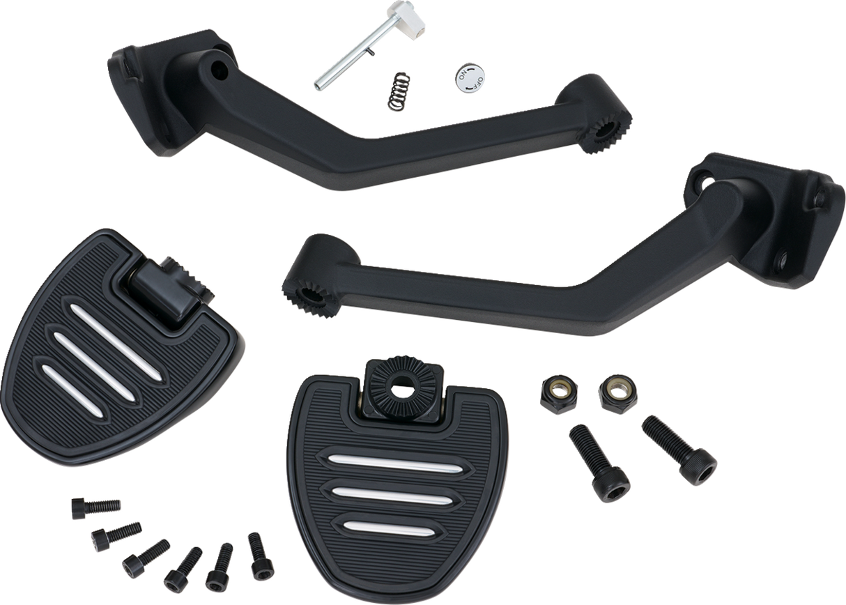 Adjustable Passenger Boards - Black - Ryker 2019 - 2022