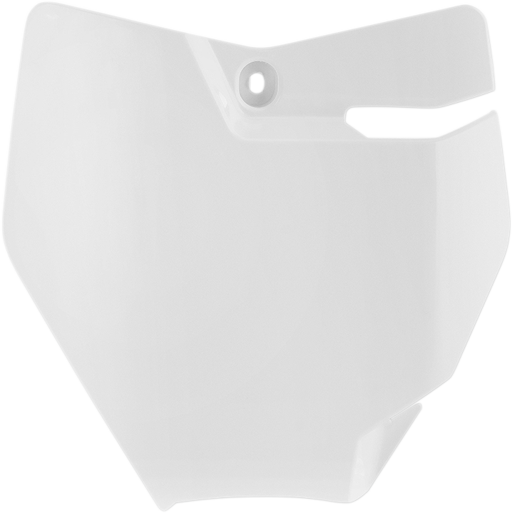 Front Number Plate - \'20 White 2016 - 2023