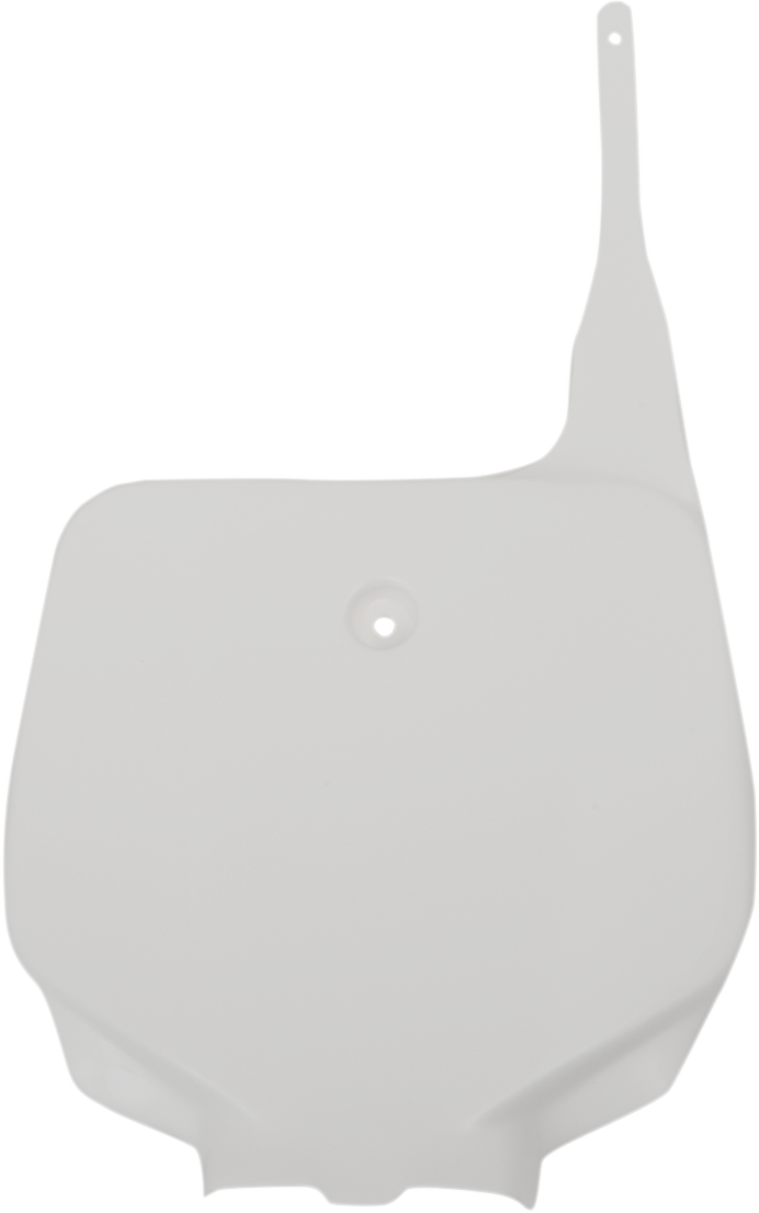 Front Number Plate - White 2001 - 2013