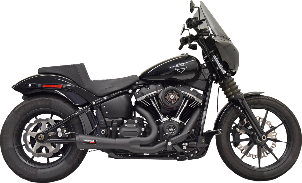 2-into-1 Ripper Short Exhaust System - Black - 49-State 2018 - 2023