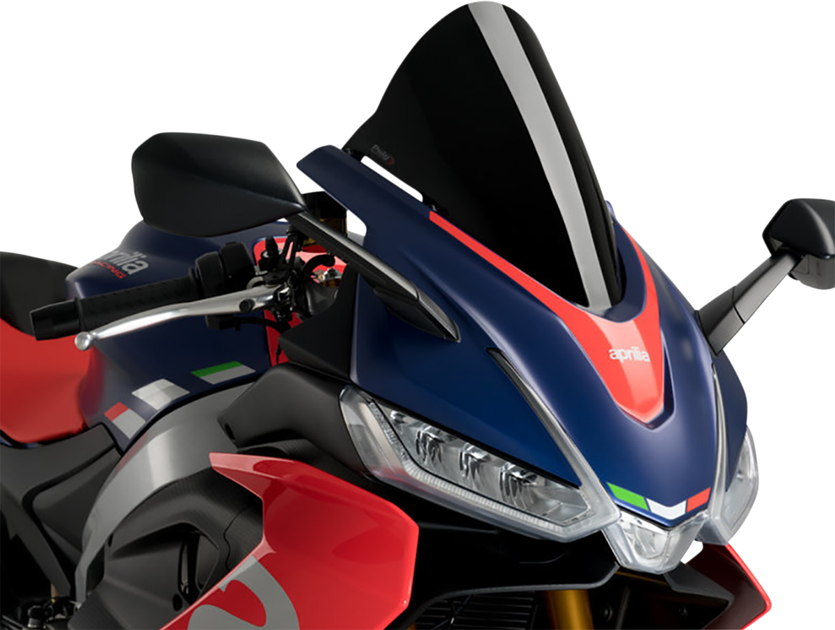 Race Windscreen - 12-1/2\" - Black - RS 660 2021 - 2024