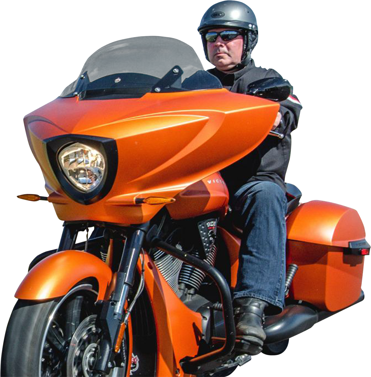 Flare™ Windshield - 11\" - Tinted - Victory 2010 - 2017