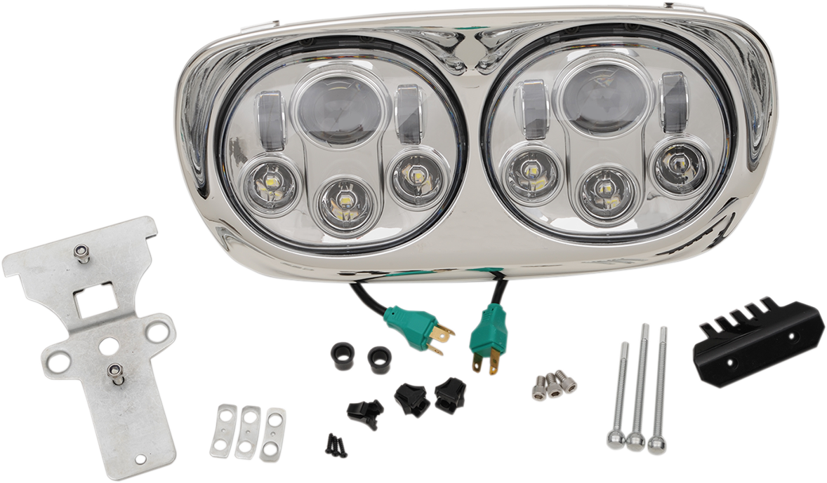 5.75\" Headlight Assembly - 99-13 FLTR - Chrome 1999 - 2009