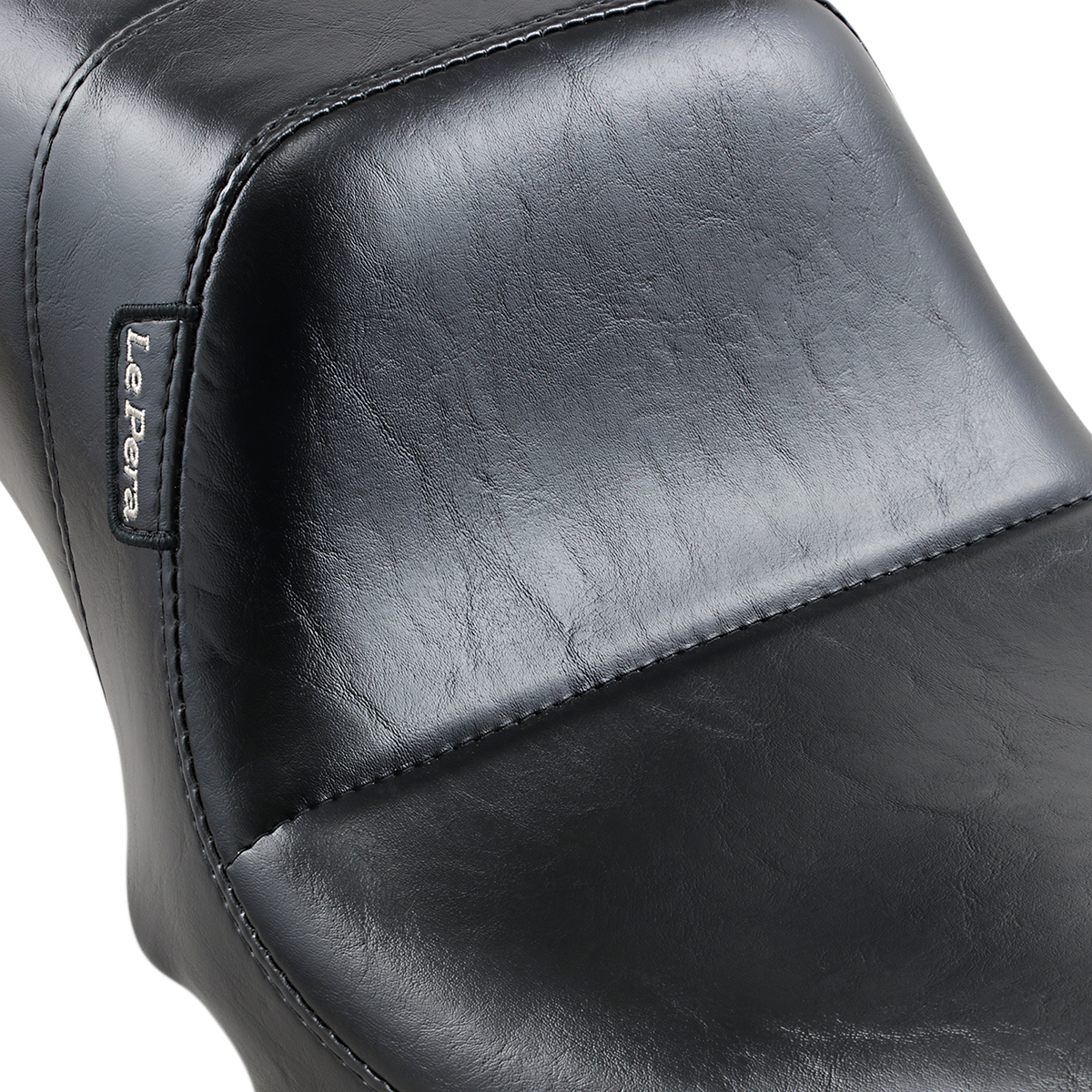 Daytona 2-Up Seat - Without Backrest - Smooth - Black - Dyna \'06-\'17 2006 - 2017