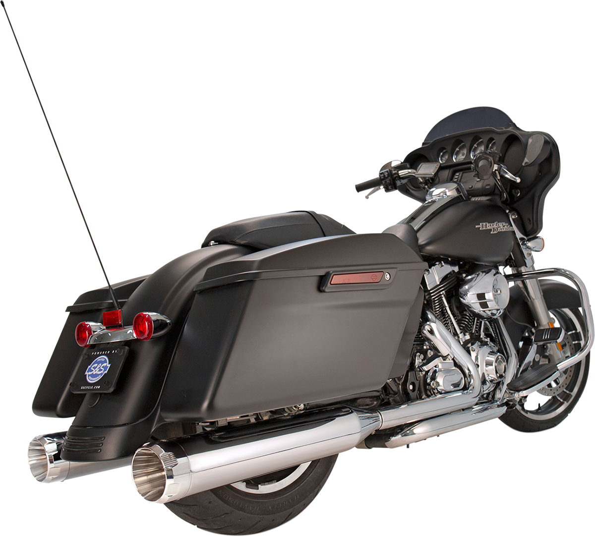 4-1/2\" MK45 Performance Mufflers - Chrome with Chrome Thruster 2007 - 2016