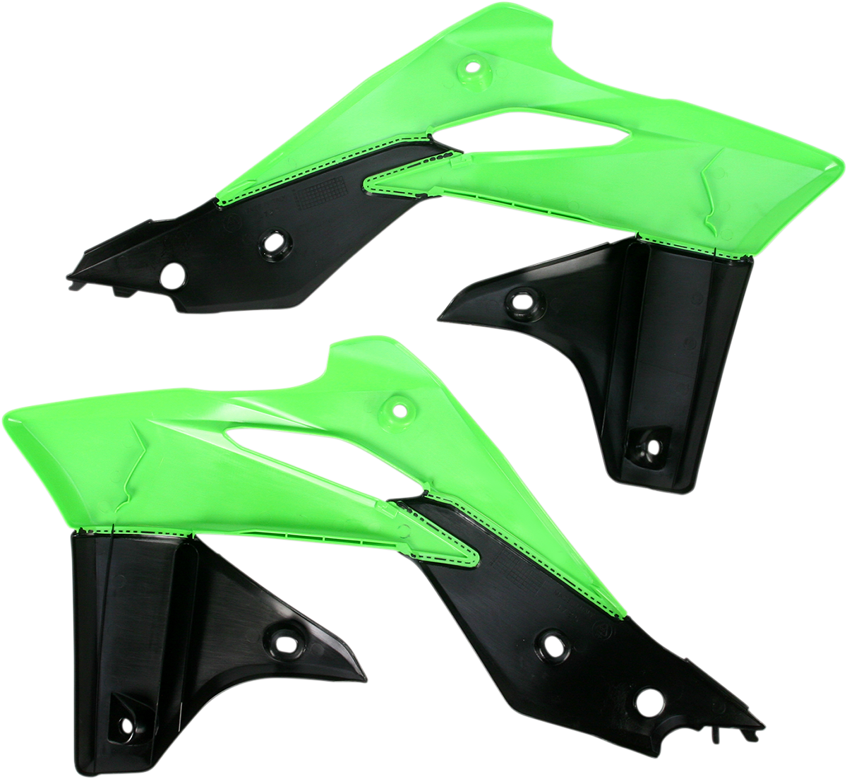 Radiator Shrouds - Green/Black 2013 - 2016