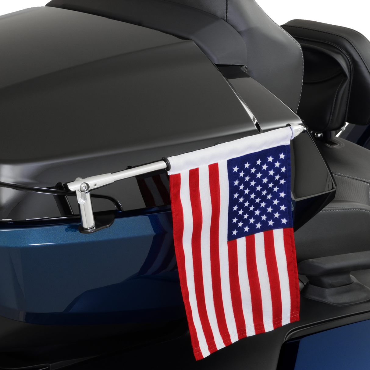 Folding Flag Pole - Right - Chrome - Can-Am RT 2017 - 2022