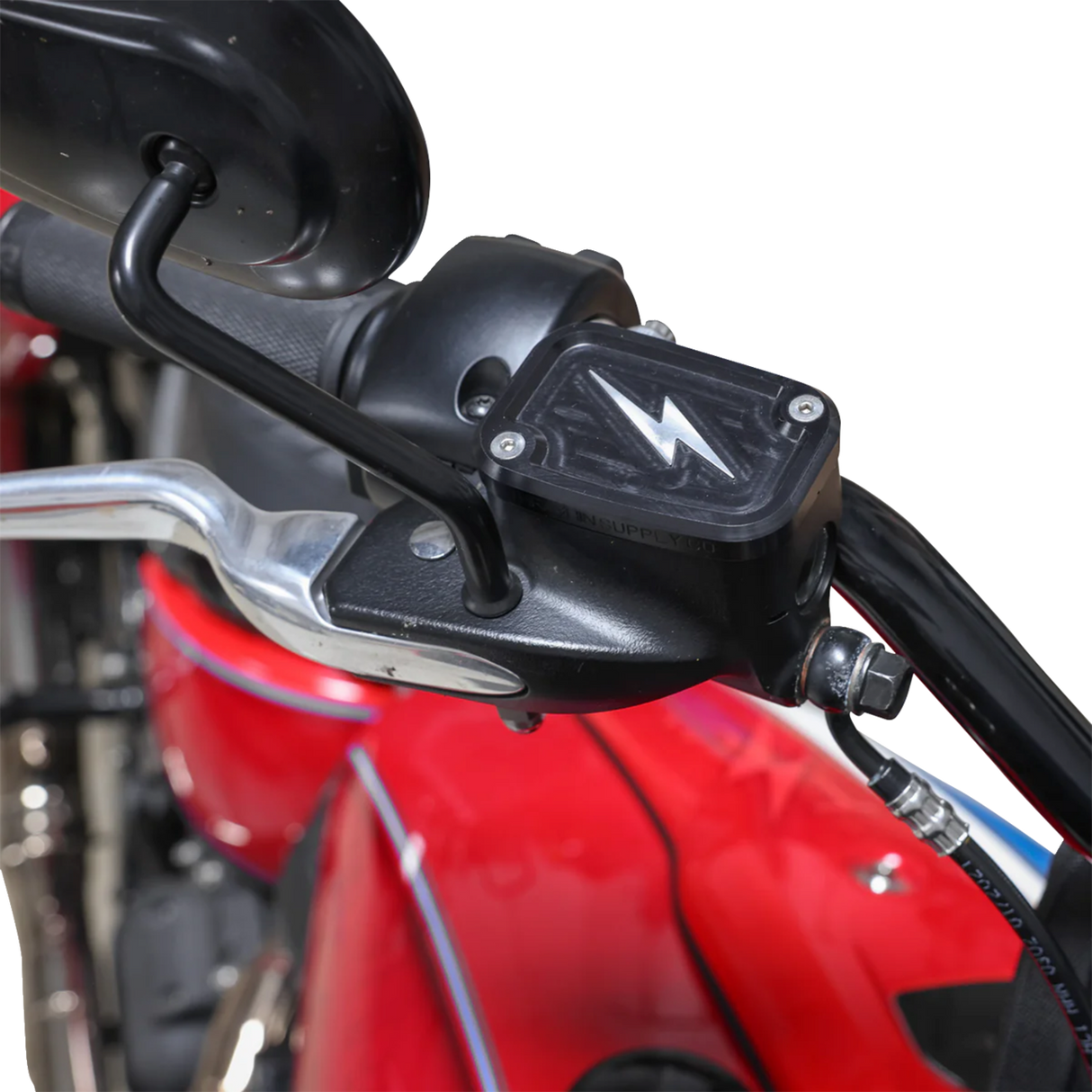 Master Cylinder Cover - Brake - Front - Black/Twice-Cut 2020 - 2024