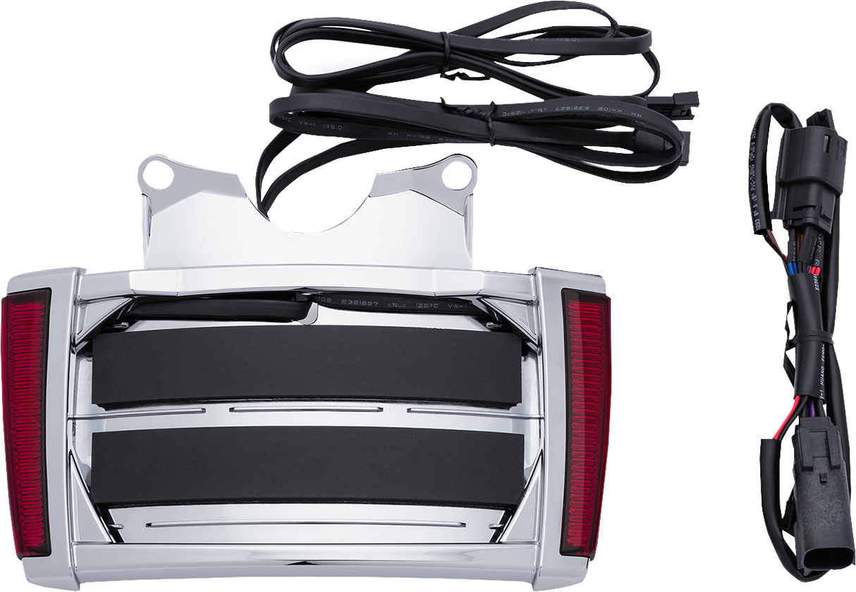 License Plate Frame - Chrome - Red 2014 - 2020