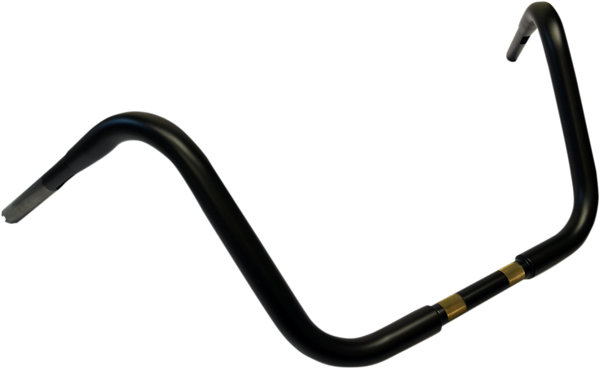 1-1/4\" Buffalo Touring Handlebar - 12\" - TBW - Flat Black 2008 - 2022