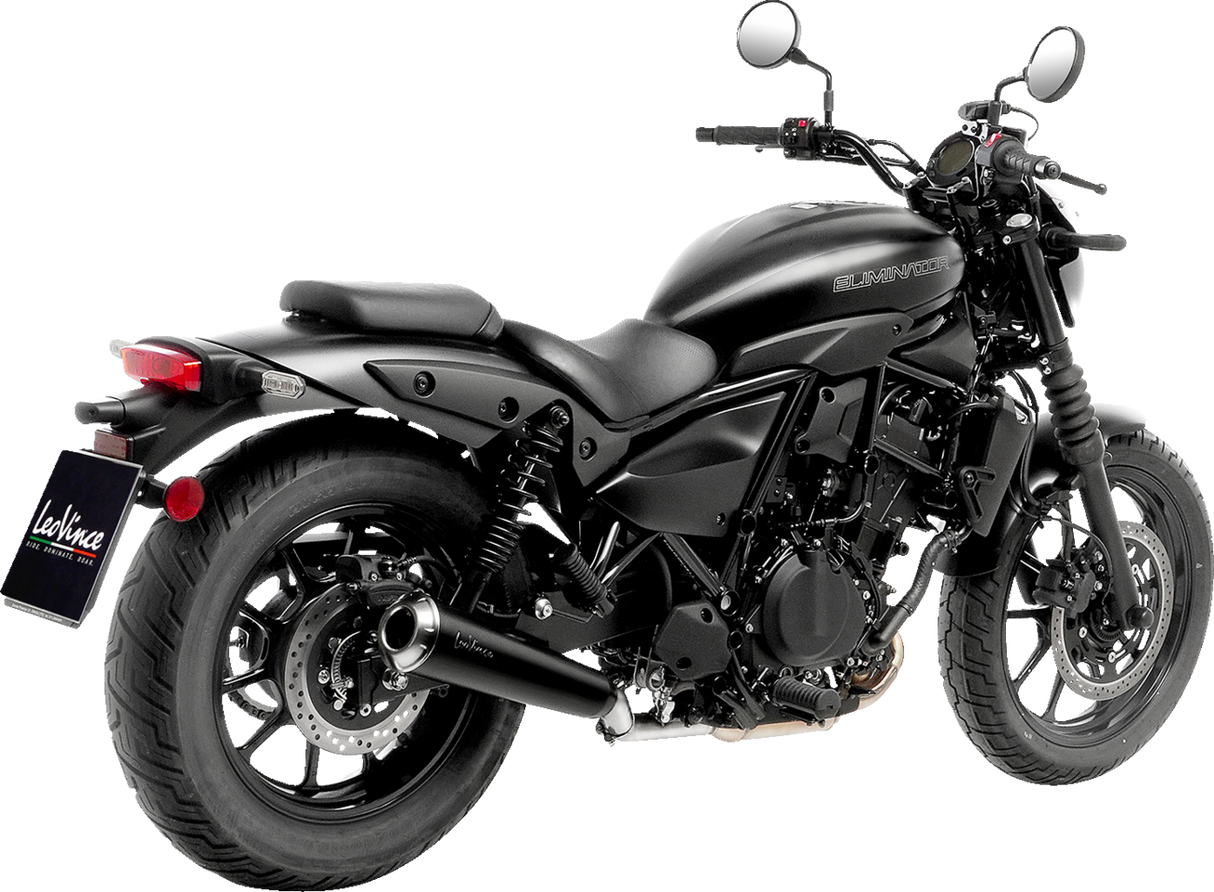 Classic Racer Slip-On Muffler - Black - Eliminator 500 2024 - 2024
