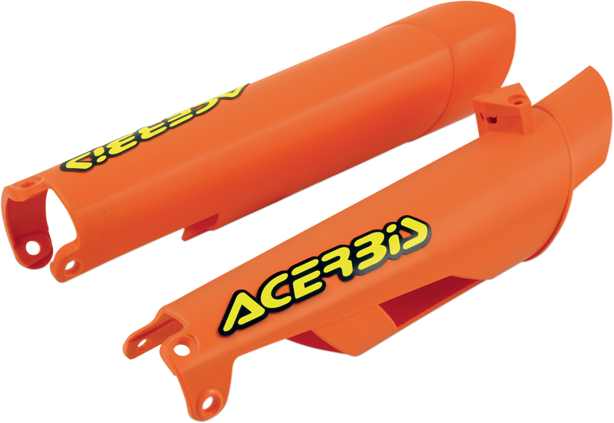 Lower Fork Covers for Inverted Forks - Orange 2008 - 2015