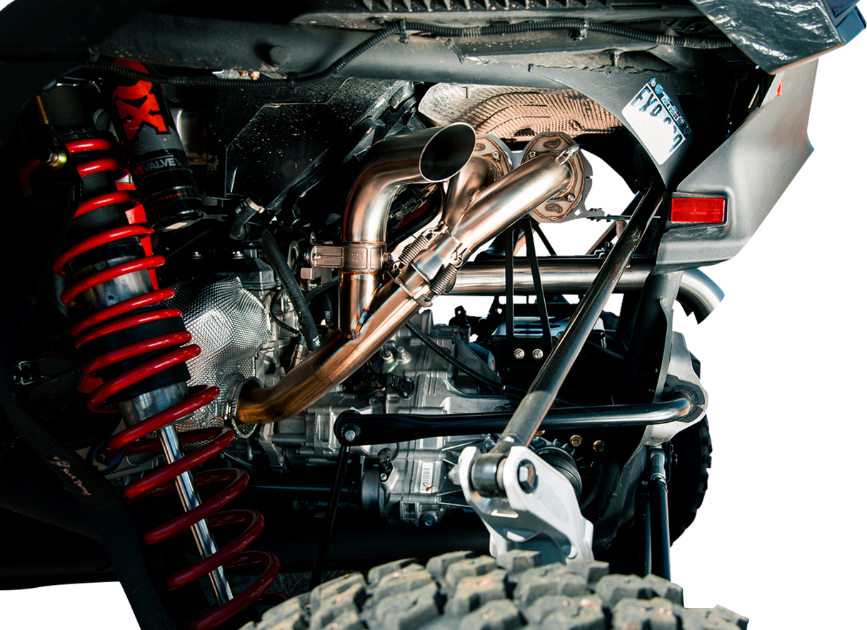 Exhaust Slip-On Mufflers - Center Exit - Maverick R 2024 - 2025